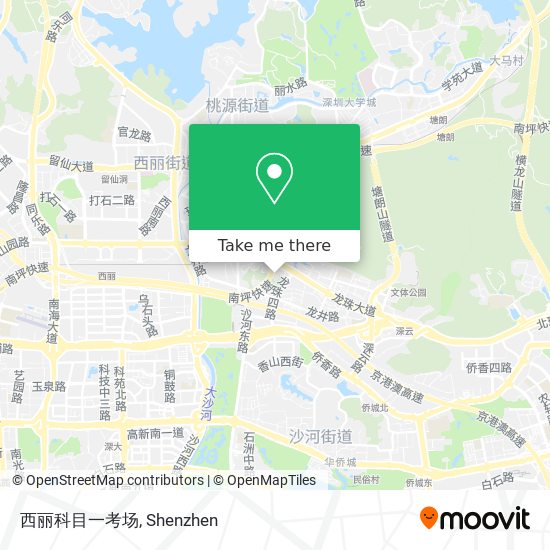 西丽科目一考场 map