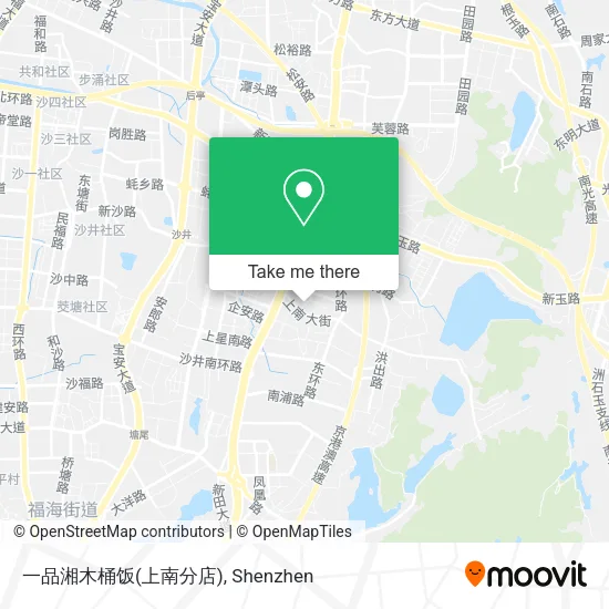 一品湘木桶饭(上南分店) map