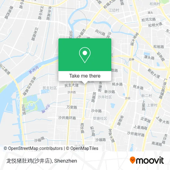 龙悦猪肚鸡(沙井店) map
