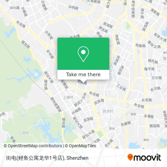 街电(鲤鱼公寓龙华1号店) map