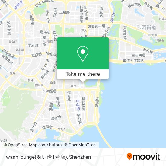 wann lounge(深圳湾1号店) map