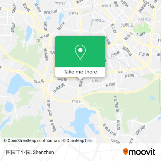 围园工业园 map