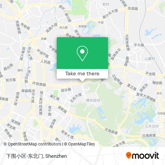 下围小区-东北门 map