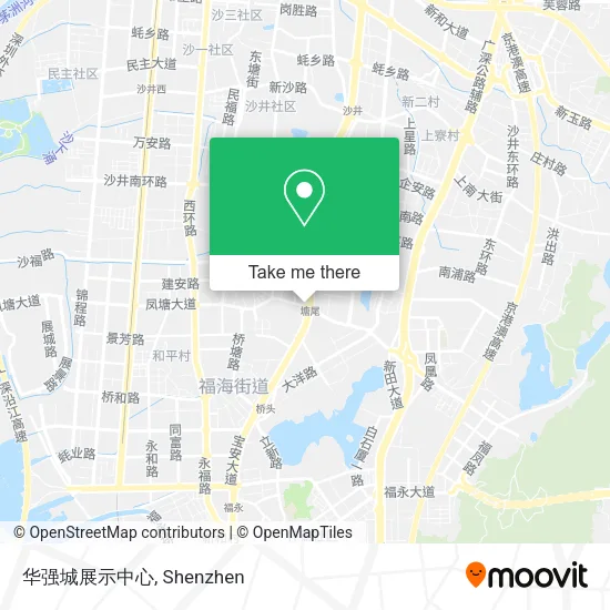 华强城展示中心 map