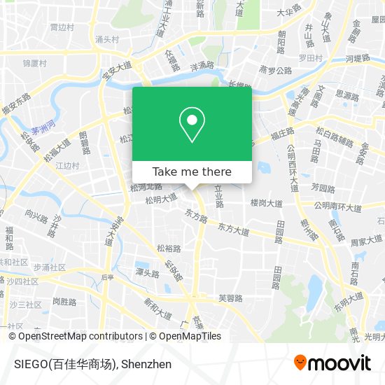 SIEGO(百佳华商场) map