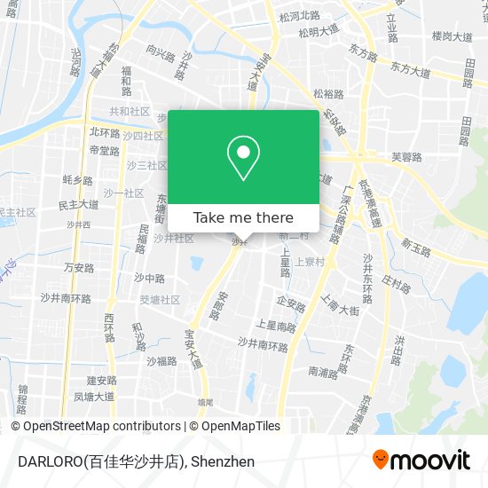 DARLORO(百佳华沙井店) map