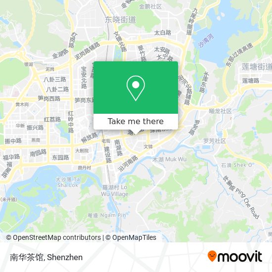 南华茶馆 map