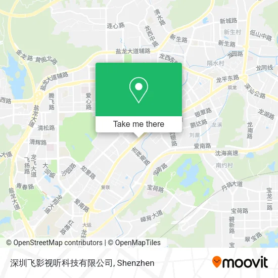 深圳飞影视听科技有限公司 map