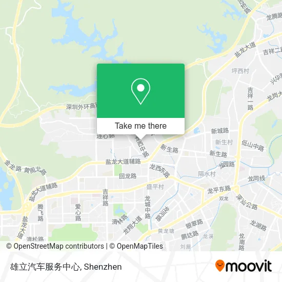 雄立汽车服务中心 map