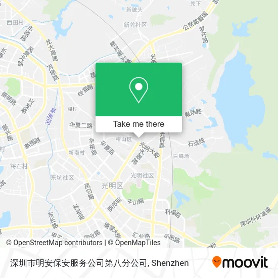深圳市明安保安服务公司第八分公司 map