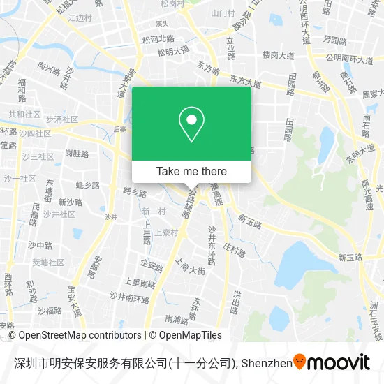 深圳市明安保安服务有限公司(十一分公司) map