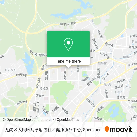 龙岗区人民医院学府道社区健康服务中心 map