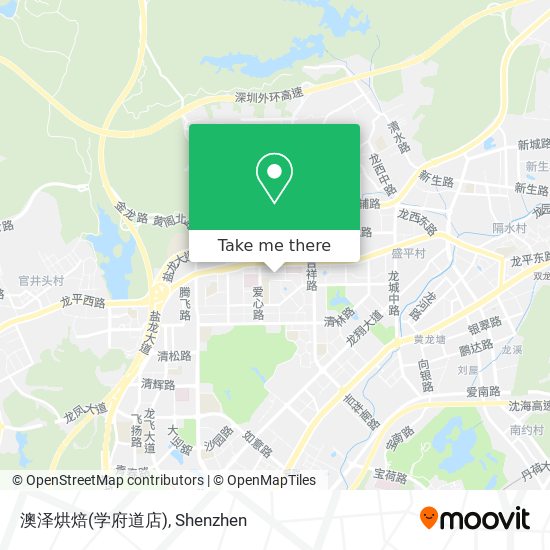 澳泽烘焙(学府道店) map