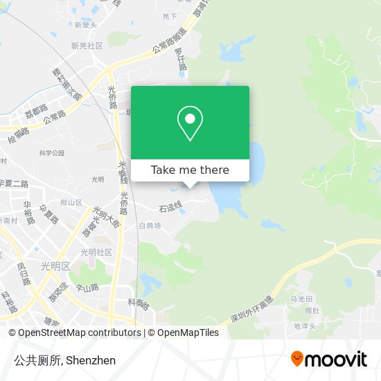 公共厕所 map
