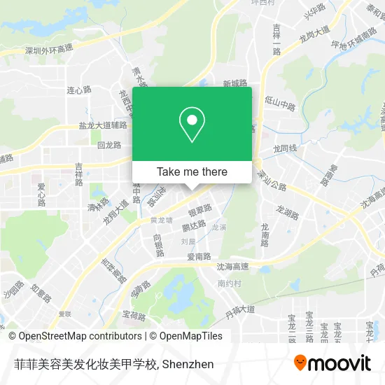 菲菲美容美发化妆美甲学校 map