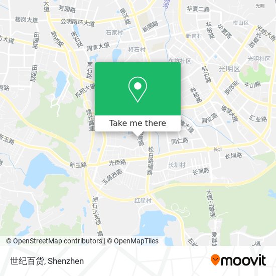 世纪百货 map
