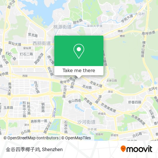 金谷四季椰子鸡 map