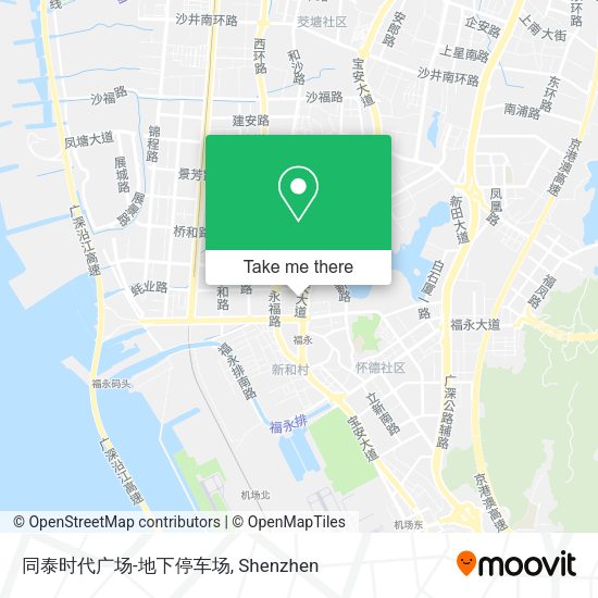 同泰时代广场-地下停车场 map