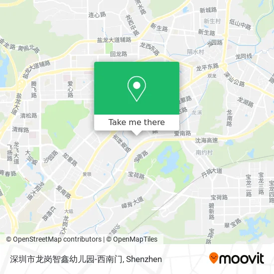 深圳市龙岗智鑫幼儿园-西南门 map