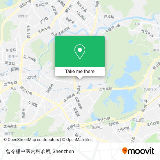 曾令棚中医内科诊所 map