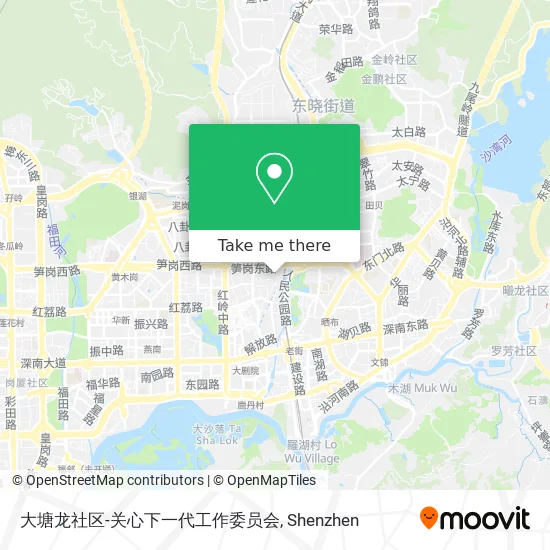 大塘龙社区-关心下一代工作委员会 map