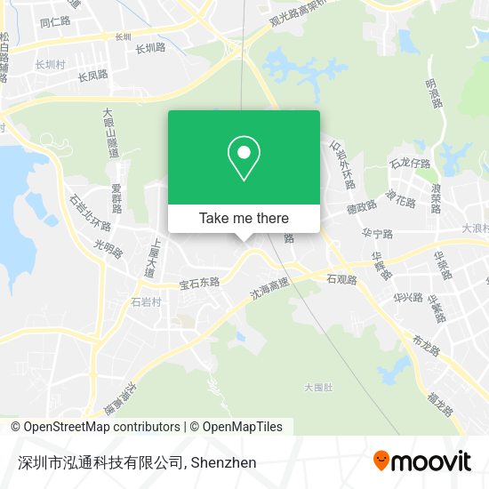 深圳市泓通科技有限公司 map