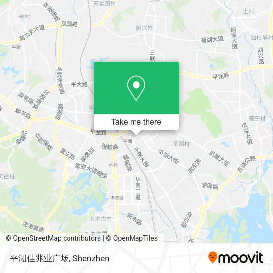 平湖佳兆业广场 map