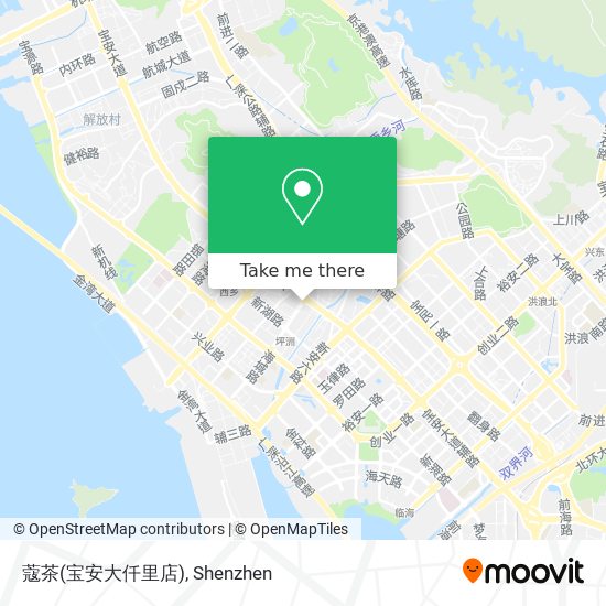 蔻茶(宝安大仟里店) map