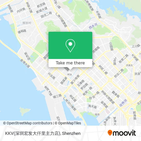KKV(深圳宏发大仟里主力店) map