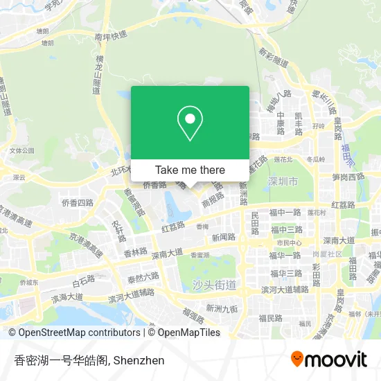 香密湖一号华皓阁 map