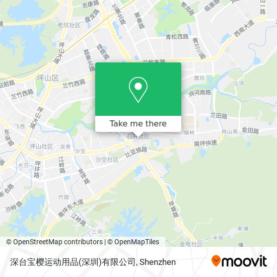 深台宝樱运动用品(深圳)有限公司 map