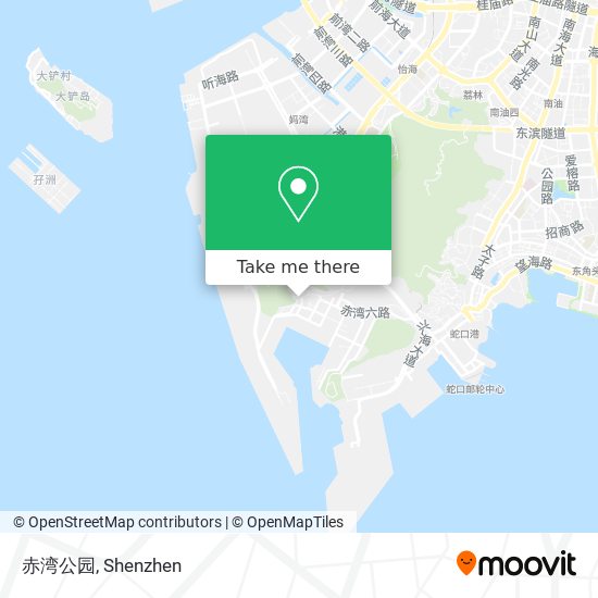 赤湾公园 map