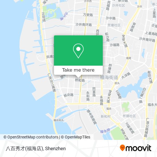 八百秀才(福海店) map