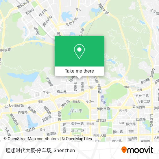 理想时代大厦-停车场 map