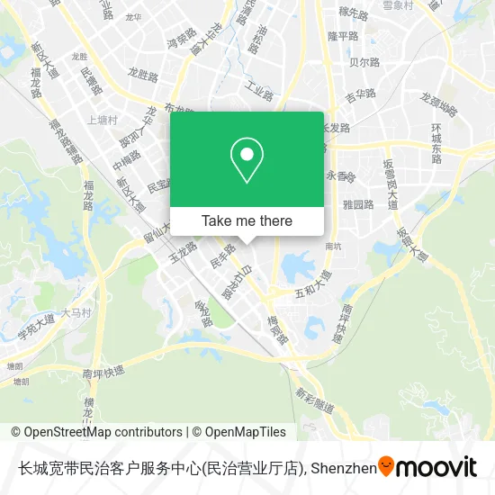 长城宽带民治客户服务中心(民治营业厅店) map