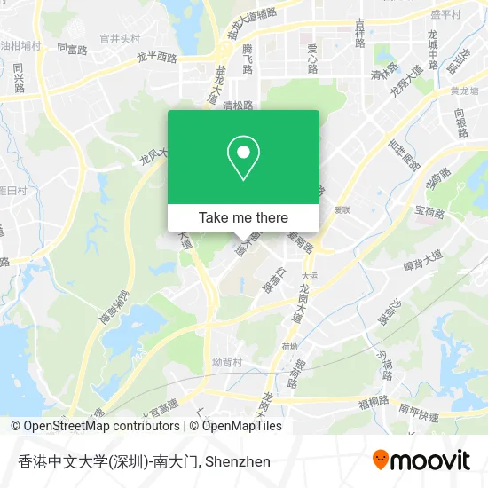 香港中文大学(深圳)-南大门 map
