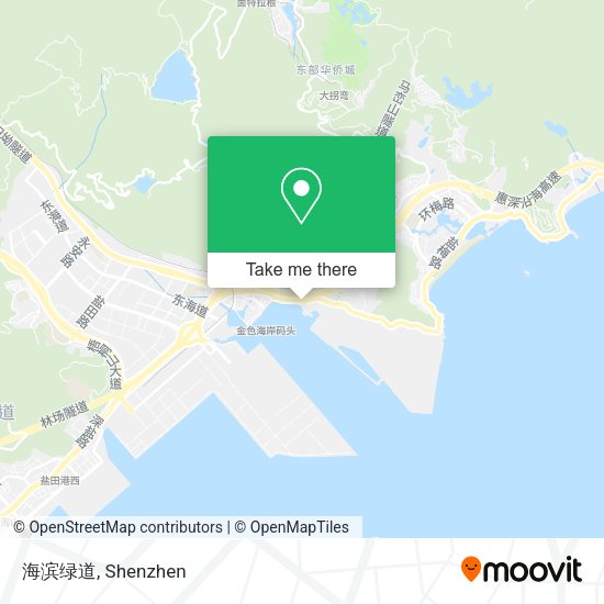 海滨绿道 map