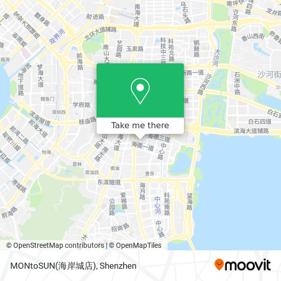 MONtoSUN(海岸城店) map