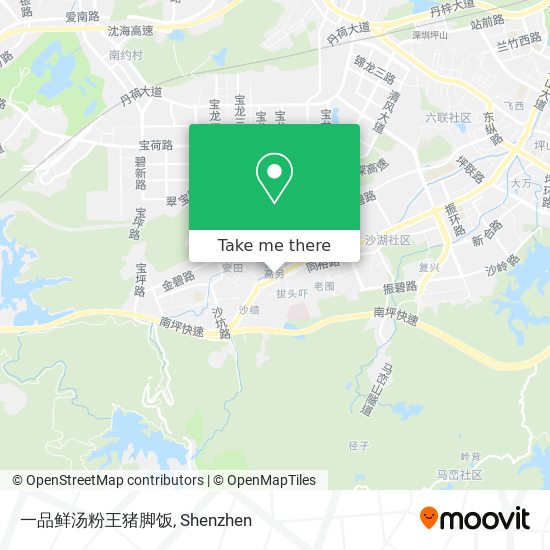 一品鲜汤粉王猪脚饭 map