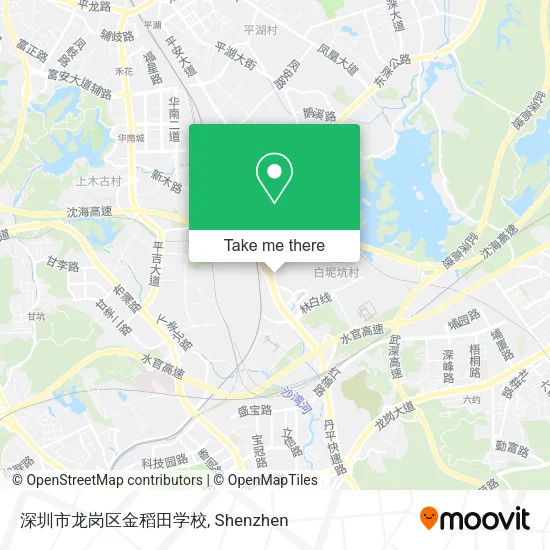深圳市龙岗区金稻田学校 map