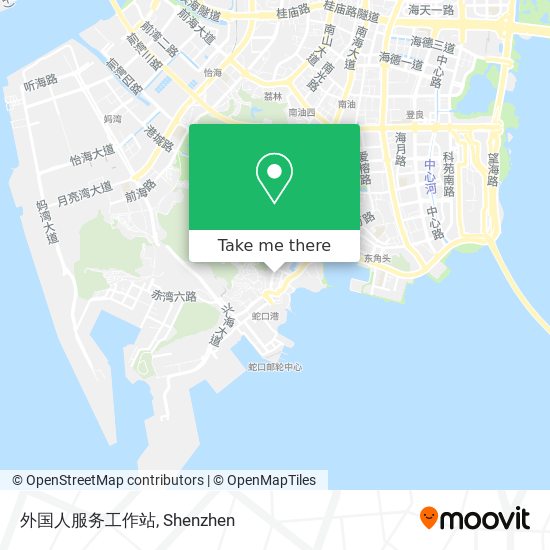 外国人服务工作站 map