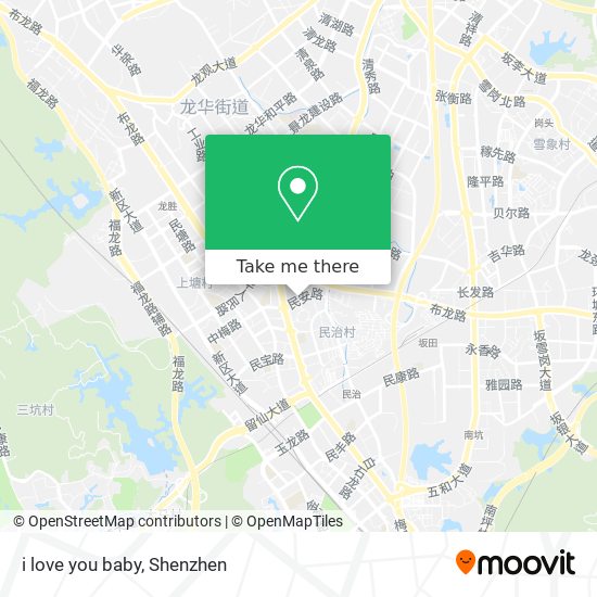 i love you baby map