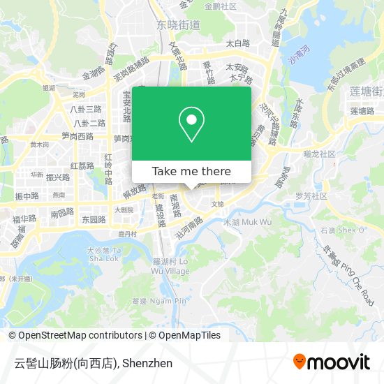 云髻山肠粉(向西店) map