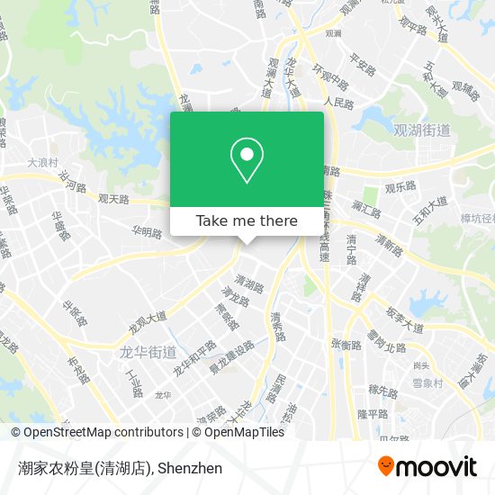 潮家农粉皇(清湖店) map