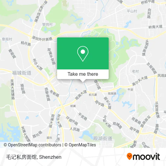 毛记私房面馆 map