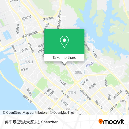 停车场(茂成大厦东) map