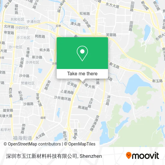 深圳市玉江新材料科技有限公司 map