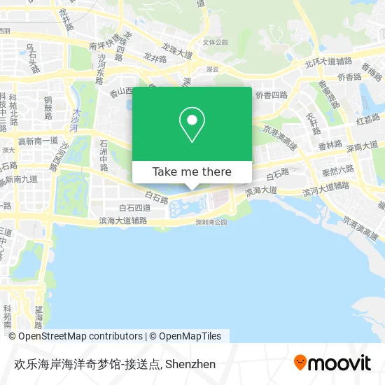 欢乐海岸海洋奇梦馆-接送点 map
