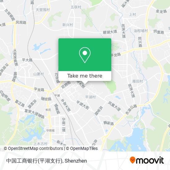 中国工商银行(平湖支行) map