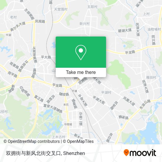 双拥街与新风北街交叉口 map